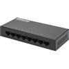 Intellinet Switch Hub Ethernet 10/100Mbps 8 Porte Desktop in Metallo