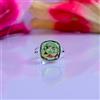 Favorable Verde Ametista Gemma 925 Argento Sterling Natale Anello Tutti Misura