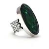 Natale Diopside Gemma 925 Argento Sterling Artigianale Anello Tutte le Taglie