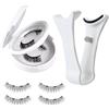 Generico Kit Ciglia Magnetiche Naturali - Ciglia Finte Senza Colla, Set Di Bellezza Riutilizzabile | Strumento Applicatore Per Çiglia Magnetiche Leggero E Confortevole Incluso, Per Il Trucco Degli Oc