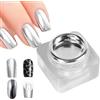 Generic Gel Colla Manicure - Pittura Effetto Specchio, UV/LED Nail Design | Gel Lucido Per Unghie Domestiche, Ideale Per Principianti E Creazione Di Unghie Artistiche