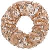 Blausky 2 pezzi di scrunchies con paillettes per donne, accessori per capelli luccicanti con paillettes morbide, scrunchies elastici con nastri spessi per coda di cavallo, accessori per capelli da