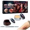 Generico Trucco Halloween | Cicatrice Finta Sangue Finto per Ferite,Prodotti Realistici per Pittura Corpo Ferite Zombie Nasi Costumi Donne Uomini Adulti Carnevale Dolcetto Scherzetto
