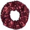 Blausky 2 pezzi di scrunchies con paillettes per donne, accessori per capelli luccicanti con paillettes morbide, scrunchies elastici con nastri spessi per coda di cavallo, accessori per capelli da