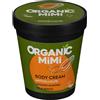 ORGANIC MIMI Body Cream Organic Almond Oil & Papaya, Crema Corpo alla Mandorla e Papaia, Anticellulite Rassodante e Idratante, Delicata Sulla Pelle Effetto Seta, 200ml