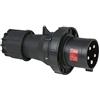 PCE SPINA VOLANTE CEE 5 POLI (3P+N+T 6H) IP67 125A NERA PER LO SPETTACOLO