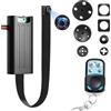 Nisanuki Mini Telecamera Spia, Micro Telecamera Nascosta 1080P HD, Spy Cam Interno Invisibile Bodycam Rilevamento del Movimento Lunga Durata Batteria