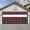 Generic Kit Isolante Termico per Porte Garage, Tenda Magnetica Isolante - Barriera Termica per Risparmio Energetico e Prevenzione Brina, Schermo per L'inverno, Tessuto Oxford(Coffees,W366xH360CM)