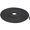 uxcell - Striscia di tenuta rettangolare in gomma, 5 mm di larghezza, 3 mm di spessore, lunghezza 5 m, colore: Nero