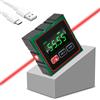 diymore Smart Dual-Sided Laser Inclinometro Magnetic Base Angle Gauge 360 gradi Measurable High-Precision Spirit Level