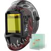 YESWELDER Maschera Saldatura 10x9cm Grande Schermo, Blocco Luce Blu