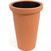 Prosperplast Vaso per piante alto Massive Classic TOWER 58Lt ø 51 cm colore: terracotta