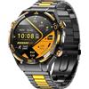 Baolubao Smartwatch con GPS, AI, Torcia, Bussola, Display AMOLED 1,43" Always-On, Smartwatch Uomo con Notifiche e Chiamate Bluetooth, 120+ Modalità Sportive, Orologio Intelligente Compatibile con Android e IOS