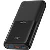 VIYISI Power Bank 30000mAh, caricatore portatile a ricarica rapida 20W PD, batteria esterna USB C con display LED, 4 uscite e 3 ingressi compatibili con iPhone/Samsung/Xiaomi/Huawei/iPad/Tablet, ecc