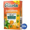 Ricola 20x Multipack Caramelle Ricola Arancia-Menta Gr 50
