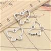 YOUNGISMONEY 20pcs Charms Hollow Butterfly 14x18mm ciondoli Color argento tibetano gioielli antichi che fanno artigianato fatto a mano fai da te