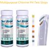NONE 50 pezzi/bottiglia 6 In 1 strisce reattive multiuso per il PH del cloro carta per Tester dell'acqua della piscina termale