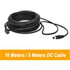 JIENUO 5M 10M DC12V Cavo di prolunga di alimentazione 5.5mm * 2.1mm Connettore maschio a femmina per lampada a LED CCTV Telecamera di sicurezza Cavo di alimentazione nero