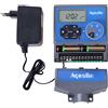 Aqualin Sistema di irrigazione con timer per acqua con controller di ingresso CA 230 V per irrigazione automatica da giardino a 8 stazioni con trasformatore standard UE
