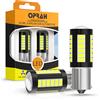 Oprah 2 pz 1156 1157 5630 33SMD Auto HA CONDOTTO LA Luce P21W BAU15S P21/5W 7440 W21W 12 V 24 V Camion Bianco DRL Indicatori di direzione Lampadina Lampada di Retromarcia Diodo