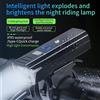 NONE Luce per bicicletta da 3000 lumen 2000mAh Faro per bici Power Bank Torcia elettrica Manubrio Ricarica USB MTB Ciclismo su strada Evidenzia