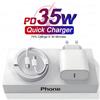 keai Caricabatterie rapido PD 35W per iPhone 11 12 13 14 15 Pro Max Cavo di ricarica rapido per iPhone 15 Plus Caricatore per telefono linea dati USB tipo C