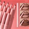 NONE DUNUF 12 colori velluto opaco matita per labbra impermeabile tazza antiaderente rossetto nudo rosa matita per labbra contorno labbra contorno trucco