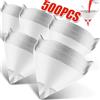 NONE 10-500PCS Auto Usa E Getta Filtro di Carta 190 Maglia Purificante Straining Tazza Vernice Spray Maglia Conica Nylon Micron Carta Imbuto strumenti
