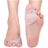 NONE 2 pezzi correttore per pedicure alluce gel strumento per la cura del piede correttore per alluce valgo osso protezione dell'alluce valgo raddrizzatore per dita dei piedi