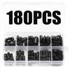 NONE 180 Pz M3 Misto Femmina Maschio Viti Distanziali Esagonali Set Nylon Standoff Spacer Colonna Per PCB Scheda Madre Fissa Viti di Legno di Plastica
