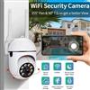 4K 8MP PTZ Wifi IP Camera Esterna 4X Zoom Digitale AI Rilevamento Umano Telecamera Senza Fili H.265 P2P Audio 1080P 5MP Telecamera di Sicurezza CCTV