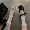 NONE Comodi calzini estivi in cotone morbido e traspirante con punta divisa sottile da donna in rete gelato color caramello Tabi Sox giapponese a due dita