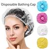 50/100/200pc Copri cuffia usa e getta Accessori per il bagno Cuffie per capelli usa e getta trasparenti e impermeabili Prodotti per il bagno