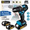 GIsam 13mm Trapano Elettrico Brushless Cacciavite a Impatto Doppia Velocità 35 + 3 Coppia Cordless Strumento di Potere per Makita 18V Perni Batteria