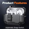 NONE Custodia con interruttore automatico magnetico per AirPods Pro 3 Custodia antiurto per cuffie Bluetooth senza fili per AirPods 4 3 2 1 Pro o Pro2nd