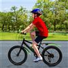 NONE Mountain bike per bambini da 20 pollici Freni a doppio disco per bicicletta a 7 velocità Bicicletta per bambini unisex Altezza regolabile Ragazzi Ragazze Bici da equitazione