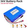 Aleaivy Batteria al litio 36V 10Ah 10S4P 18650 BMS integrato per scooter da skateboard Longboard da 500W 750W, sostituzione dello strumento di pendolarismo