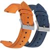 FLUSDTAY Cinturino per orologio impermeabile con tela a vela Cinturino per orologio a sgancio rapido 18mm 19mm 20mm 21mm 22mm 24mm Cinturino in nylon per Blancpain per Omega