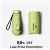 XMSJ 80% di sconto sul mini Ombrello UV Piccola tasca da viaggio Ombrellone antipioggia Ombrello parasole pieghevole in vinile UPF50+ Ombrelli a capsula portatili