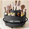 NONE 360 ° Porta pennelli per trucco rotante Organizzatore cosmetico a 5 slot per smalti per unghie Cura della pelle Profumi Vanity da tavolo Bagno