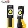 WARSUN W05S Luce da Lavoro LED Ricaricabile Portatile con Base Magnetica, Torcia con Clip e Gancio 180 ° Supporto Girevole per Casa, Giardino e Campeggio