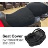 NONE Per Yamaha TRACER 9GT 2021 2022 2023 Coprisella Moto in Tessuto a Rete 3D Antiscivolo Traspirante con Cuscino Isolante Termico