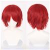 NONE Parrucche Sintetiche Universali Colorate Corte Naturali per Cosplay, Extension per Capelli da Uomo per Feste
