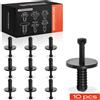 Frankberg 10x Clip di Fissaggio per Cruscotto, Vano Motore e Battitacco per BMW E46 E90 E91 E34 E39 E65 E84 E53 E70 51471919209