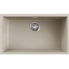 Elleci Lavello Elleci Incasso 1 vasca 74,8 x 44,8 Zen - F 130 Keratek Champagne LKZ13095F01