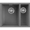 Elleci Lavello Elleci Incasso 1 vasca e mezzo 55,6x45,6 Zen 150 Keratek Concrete LKZ15099