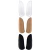 Cuasting, solette in silicone mediali e laterali, per supinazione e pronazione, inserti correttivi per scarpe in adesivo per arco gambe, allineamento del piede, dolore al ginocchio