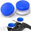 TEUVO Thumbstick per PS5 Copri Controllore per PS5 - Mejorar el Apuntado FPS Game Copri Analogici per PS5 Accessori Silicone Gommini Analogico per PS4 Controllo Tappi Joystick Thumb Grip 2 Pezzi