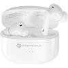 Forcell, Cuffie Bluetooth senza fili - Lunga durata della batteria, bianco