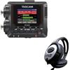 Tascam Registratore audio Tascam FR-AV2 con cuffie